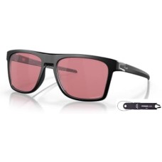 Oakley Мужские прямоугольные солнцезащитные очки 57MM с шнурком и дизайнерским комплектом iWear Черный (Matte Black / Prizm Dark Golf)
