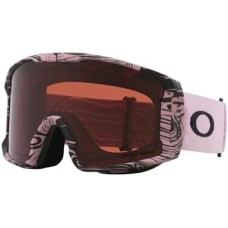 Oakley Лыжные очки Line Miner размера L с технологией Prizm, гибкая рама, 50мм ремень Многоцветный (Toadstool Swirl)