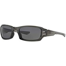 Oakley Солнцезащитные очки Fives Squared с защитой от UVA, UVB, UVC и синего света до 400 нм Серый (Grey Smoke/Warm Grey (923805))