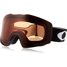 Oakley Сноубордические очки Fall Line M с антибликовым покрытием и защитой от ультрафиолета Черный (Matte Black Strap/Prizm Snow Sapphire Iridium Lens)