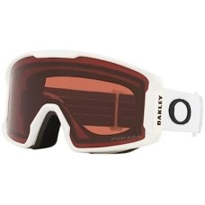 Oakley Лыжные очки Line Miner средние с цилиндрической оправой и силиконовым ремешком 40 мм Белый (Matte White)