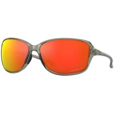 Oakley Женские солнцезащитные очки Oo9301 Cohort, прямоугольной формы, с защитой от UVA, UVB, UVC Серый (Grey Ink/Prizm Ruby Polarized)
