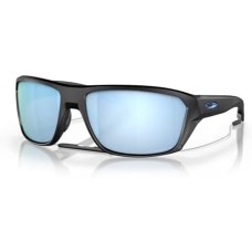 Oakley Мужские прямоугольные солнцезащитные очки с аксессуарами: шнурок и комплект для чистки линз Черный (Matte Black / Prizm Deep Water Polarized)