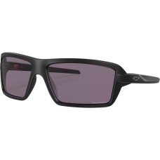 Oakley Солнцезащитные очки Cables Prizm с ударостойкими линзами и прочной оправой Черный (Cables Matte Black/PRIZM Grey)