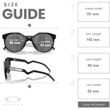 Oakley Солнцезащитные очки круглой формы для мужчин OO9242 HSTN 52M с аксессуарами от Designer iWear Черный (Matte Black / Prizm Black)