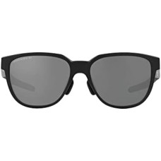 Oakley Прямоугольные солнцезащитные очки с низким мостом и оптимизированным дизайном, технология Prizm Черный (Matte Black/Prizm Black Polarized)