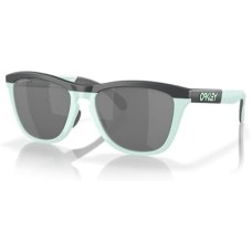 Oakley Солнцезащитные очки Oakley OO9284 Frogskins Range с круглыми линзами из биоматериала, защита от UV Черный (Matte Carbon/Blue Milkshake/Prizm Black)
