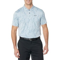 Oakley Лонгслив Oakley Мужской Marble Jacquard с уникальным влагоотводящим материалом и застежкой на кнопках Синий (Copen Blue)