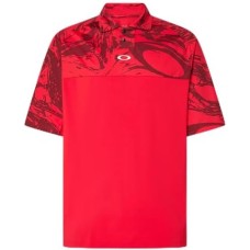 Oakley Поло-рубашка Oakley Reduct C1 Duality с длинными рукавами, защитой UPF 50+ и влагоотводящими свойствами Красный (Red Line)