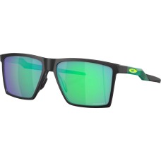 Oakley Солнцезащитные очки Futurity Prizm с легкой оправой, универсальным размером и защитой от ударов Черный (Satin Black/Prizm Jade)