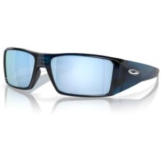 Oakley Мужские солнцезащитные очки Oakley OO9231 Heliostat с прямоугольной оправой, стильный дизайн Синий (Transparent Poseidon/Prizm Deep Water Polarized)