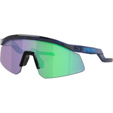 Oakley Полуконтурные солнцезащитные очки Hydra Prizm, защита от искажений и комфортная посадка Синий (Trans Blue w/Prizm Jade)