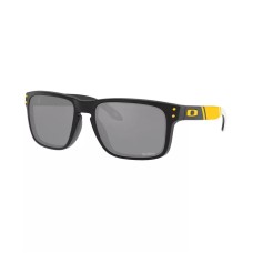 Oakley Мужские солнцезащитные очки NFL Holbrook квадратной формы с линзами Prizm Черный (PRIZM MATTE BLACK/STEELERS)